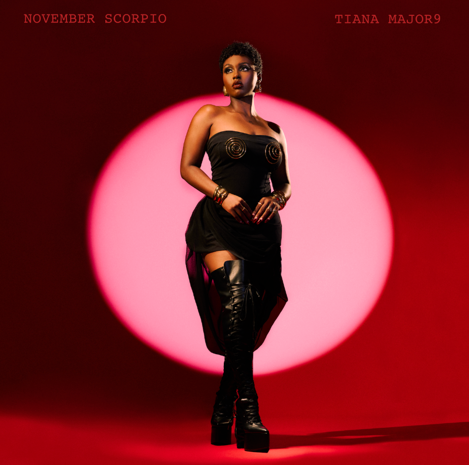 Tiana Major9's November Scorpio album cover